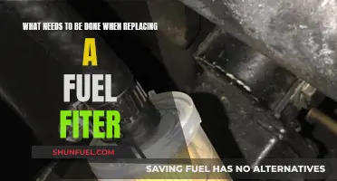 Replacing Your Fuel Filter: Steps to Take and Avoid