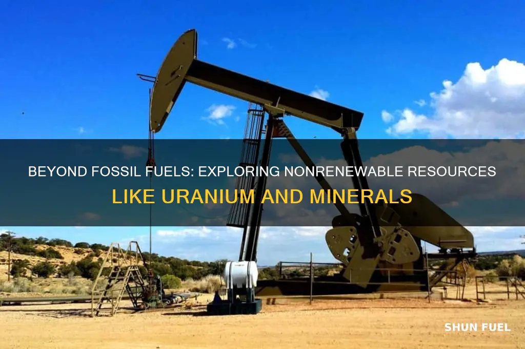 what nonrenewable resource is not a fossil fuel