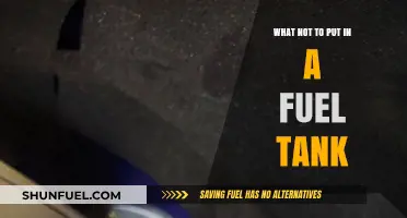 Fuel Tank No-Nos: What Not to Put Inside