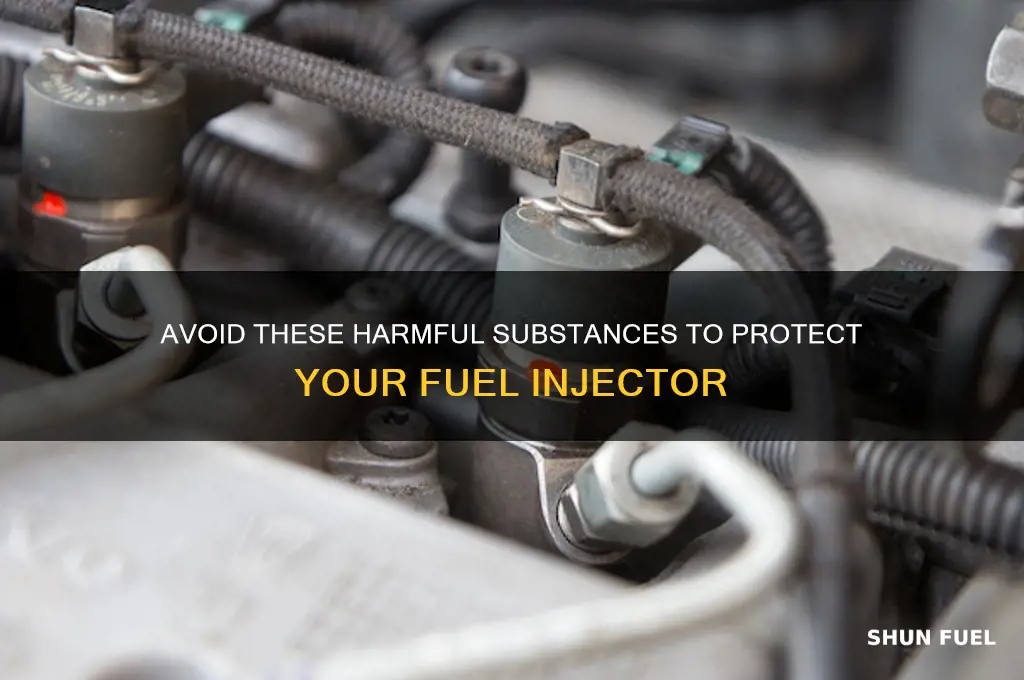 what not to use on fuel injector