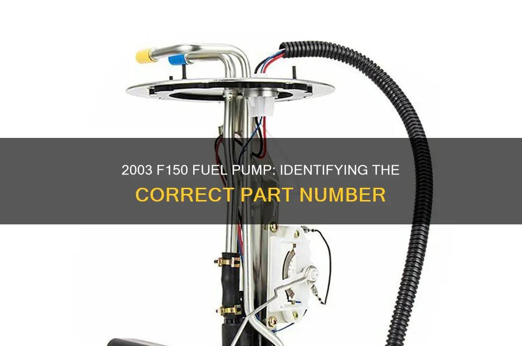 what number id 2003 f150 fuel pump