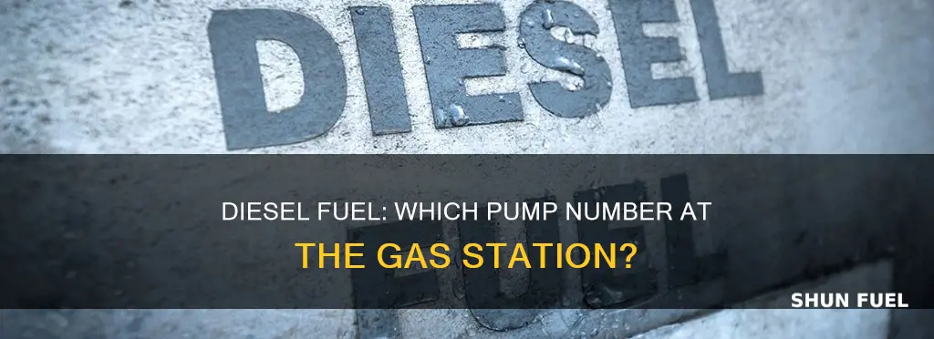 what number is diesel fuel at the gas station