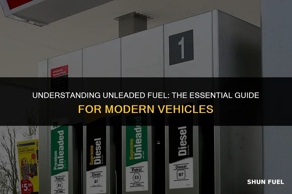 what number is unleaded fuel