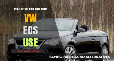 2008 VW Eos Recommended Fuel: Octane Rating Explained