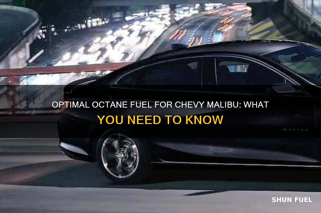 what octane fuel does a chevy malibu use