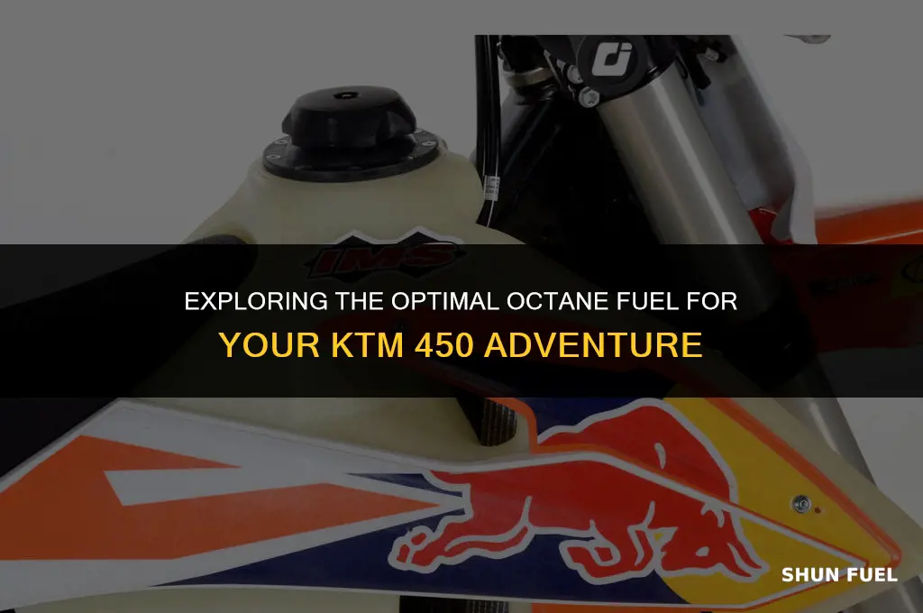 what octane fuel ktm 450