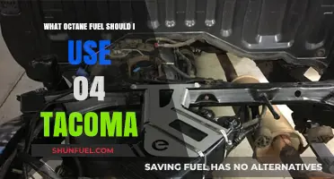 Choosing the Right Octane Fuel for Your 04 Toyota Tacoma