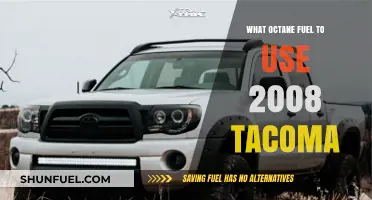 Choosing the Right Octane Fuel for Your 2008 Toyota Tacoma