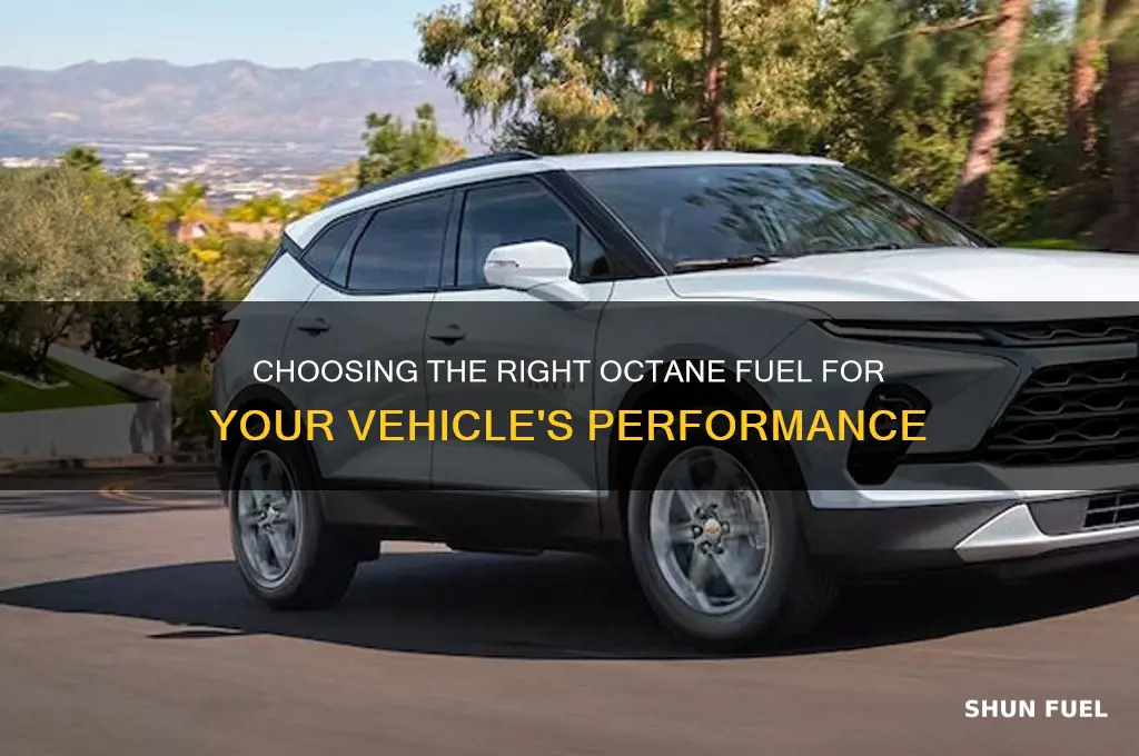 what octane fuel to use