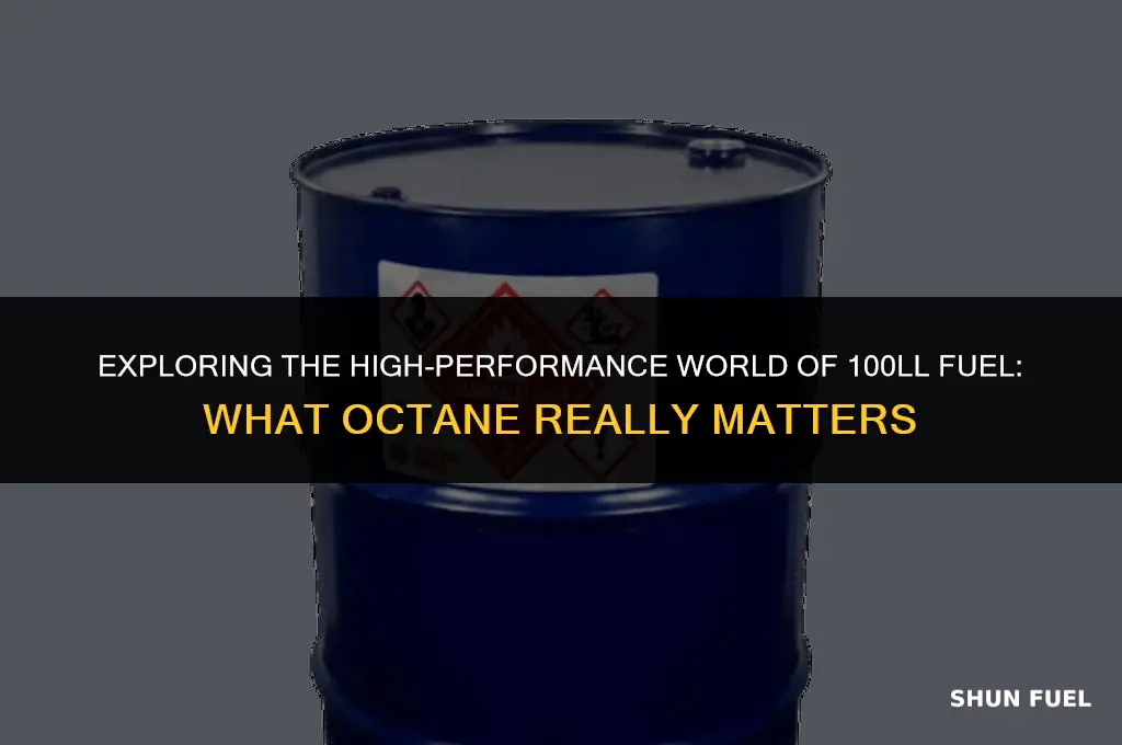what octane is 100ll fuel