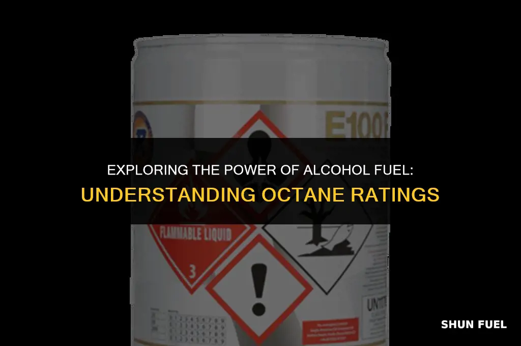 what octane is alcohol fuel