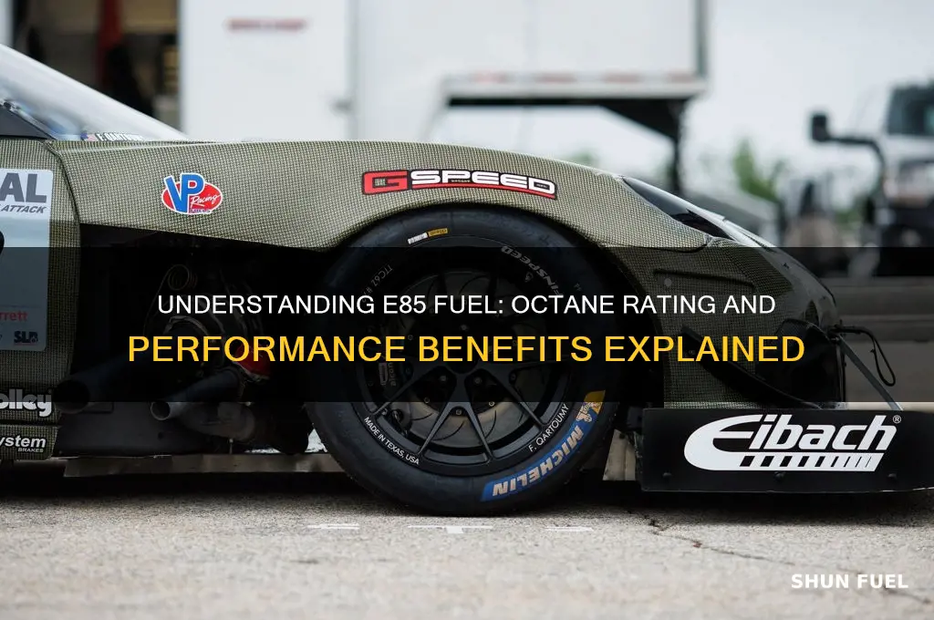 what octane is e85 fuel