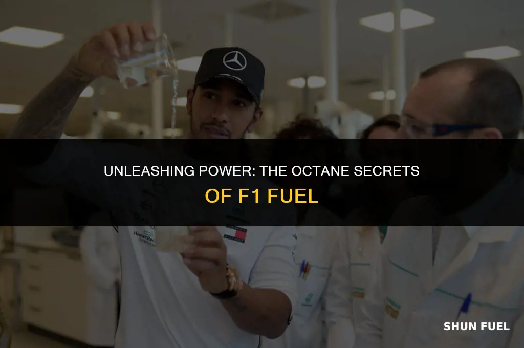 what octane is f1 fuel