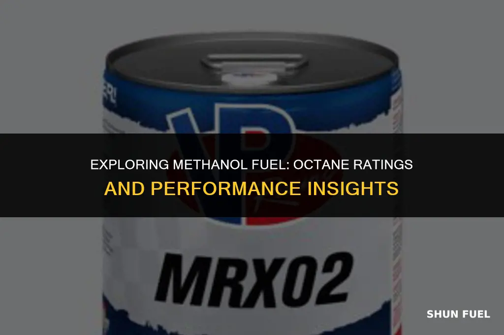 what octane is methanol fuel