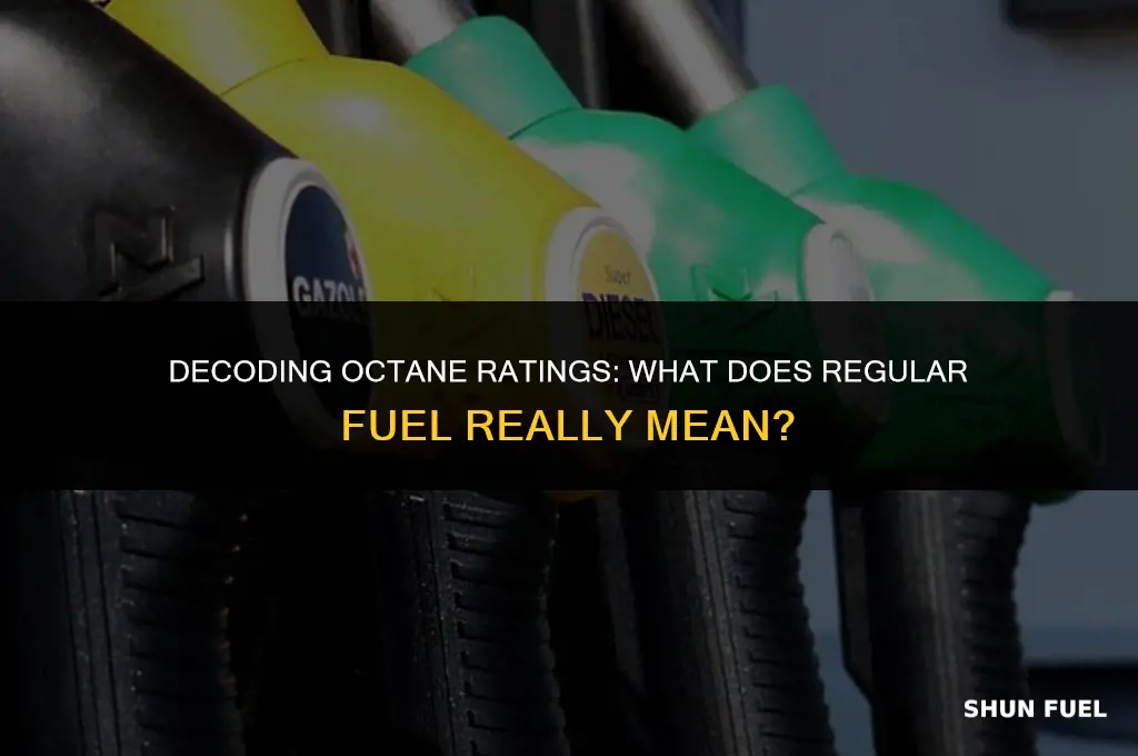 what octane is regular fuel