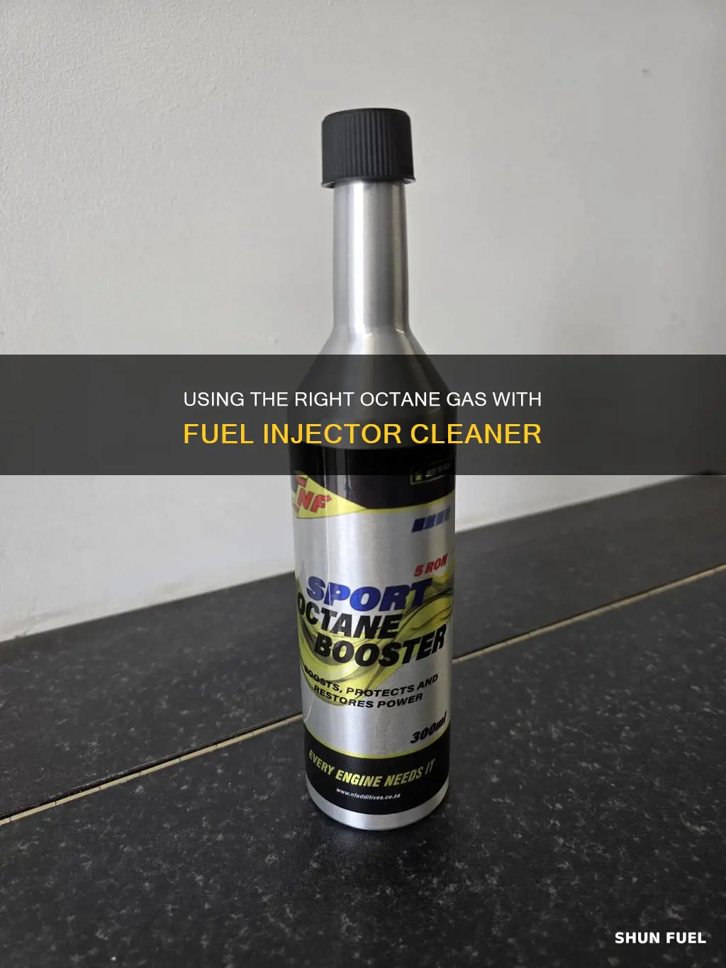 what octane of gas to use with fuel injector cleaner