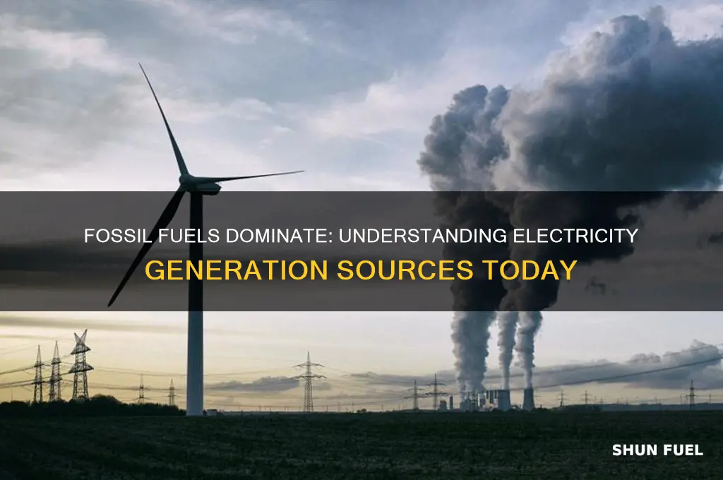 what of electricity comes from fossil fuels