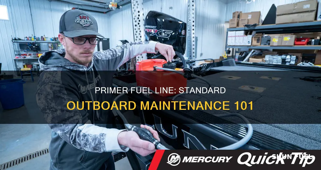 what os standard outboard primer fuel line