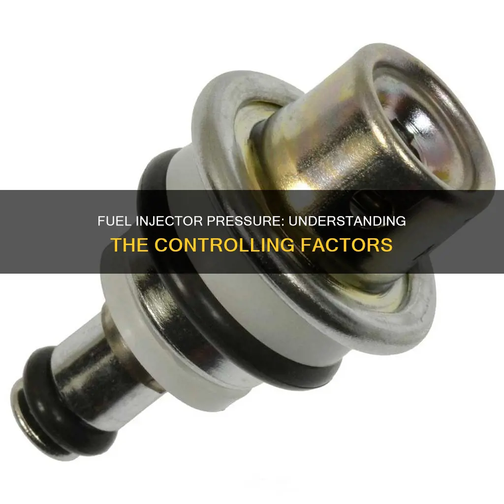 what part controls fuel injector pressure