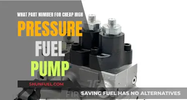 Affordable High-Performance Fuel Pumps: Part Numbers and Specifications