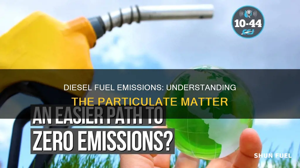 what particulates are emitted from diesel fuel