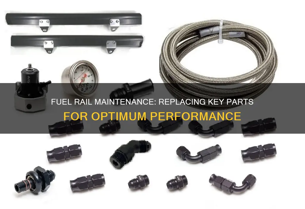 what parts are replaced in fuel rail service