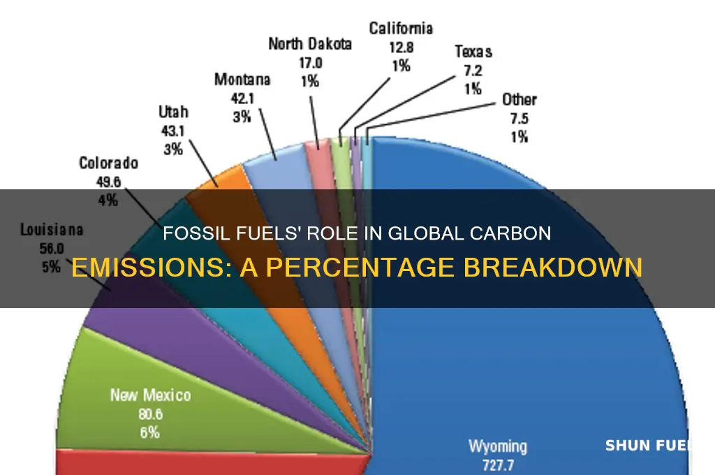 what percent of carbon emissions come from fossil fuels
