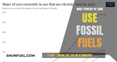 Cars Running on Fossil Fuels: What's the Current Percentage?