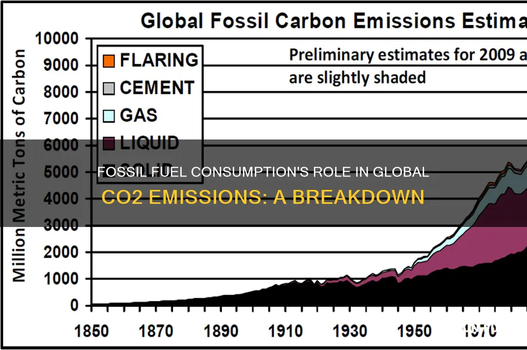 what percent of co2 emissions come from fossil fuel consumption