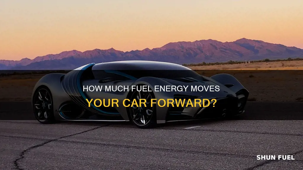 what percent of fuel energy accelerates the car