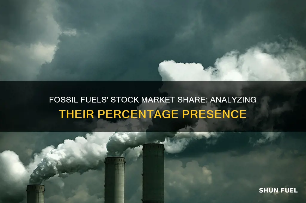 what percent of stocks are fossil fuels