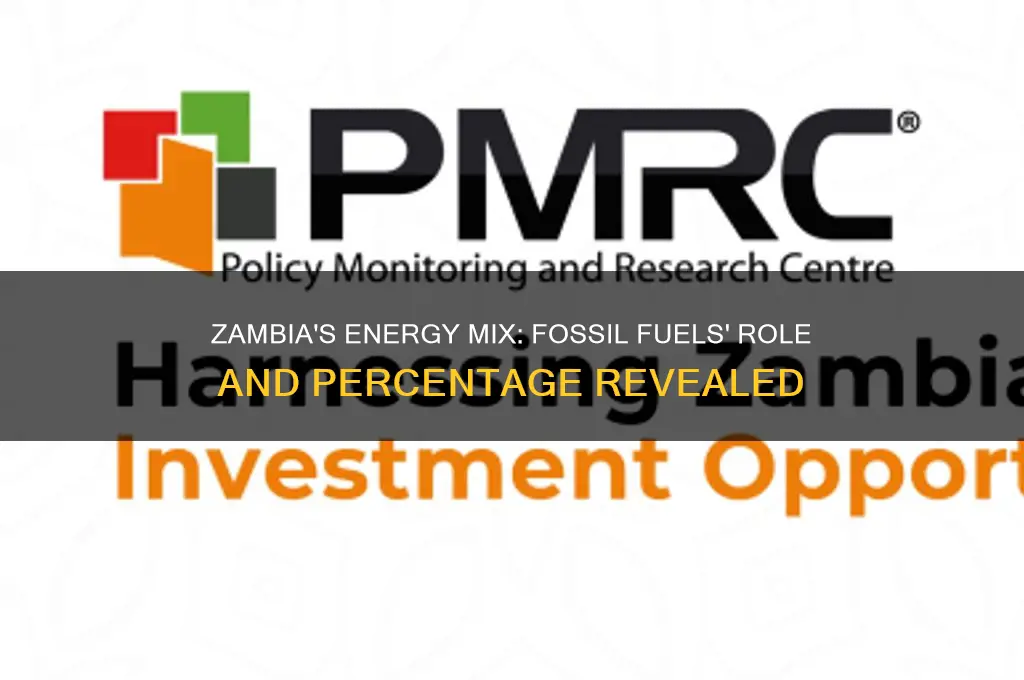 what percent of zambia energy comes from fossil fuels