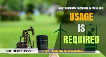 Cutting Fossil Fuels: The Required Percentage Decrease for a Sustainable Future