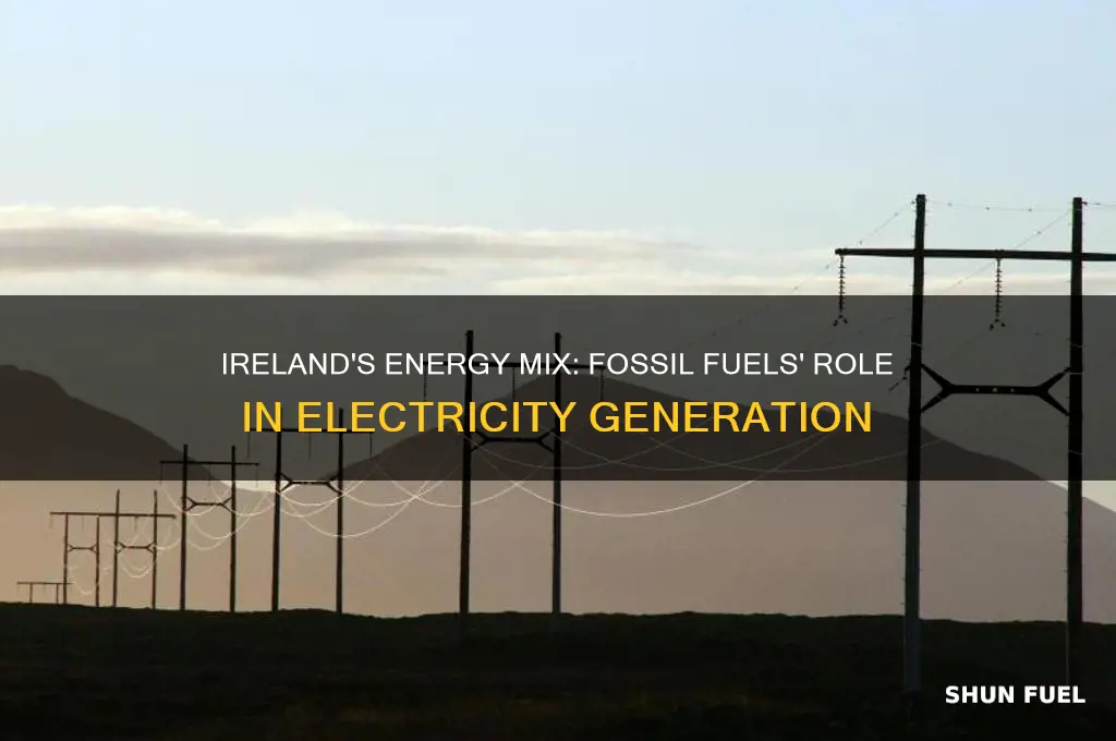 what percentage of electricity comes from fossil fuels in ireland