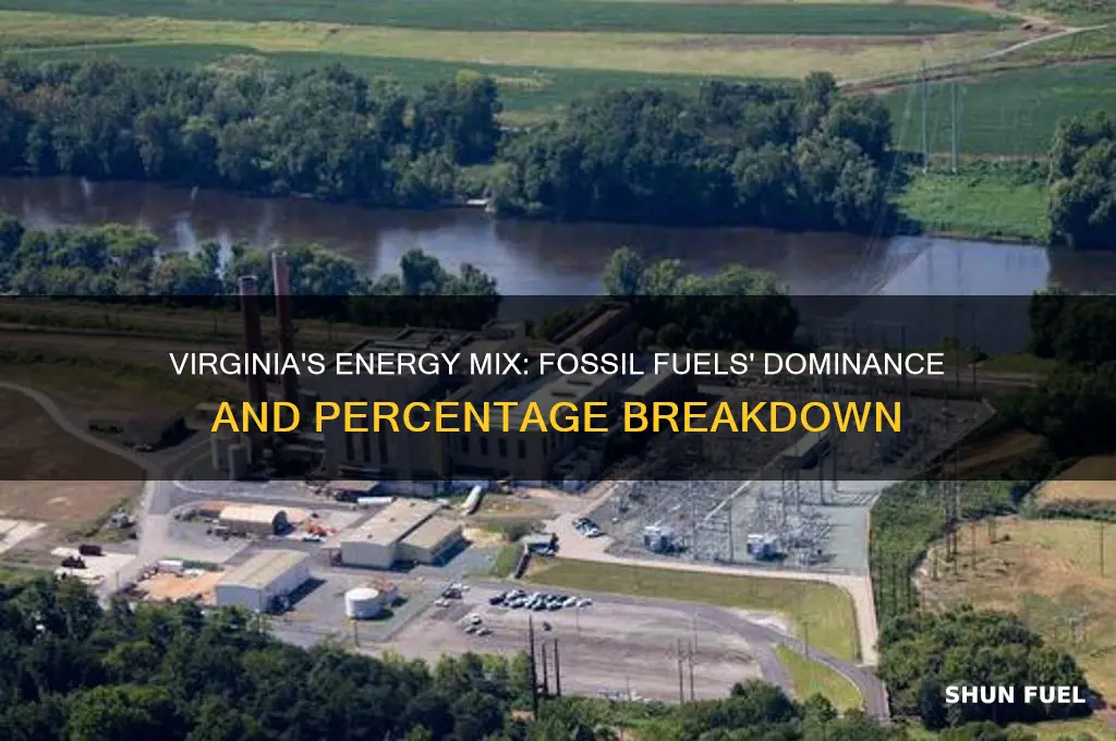 what percentage of energy in virginia is from fossil fuels