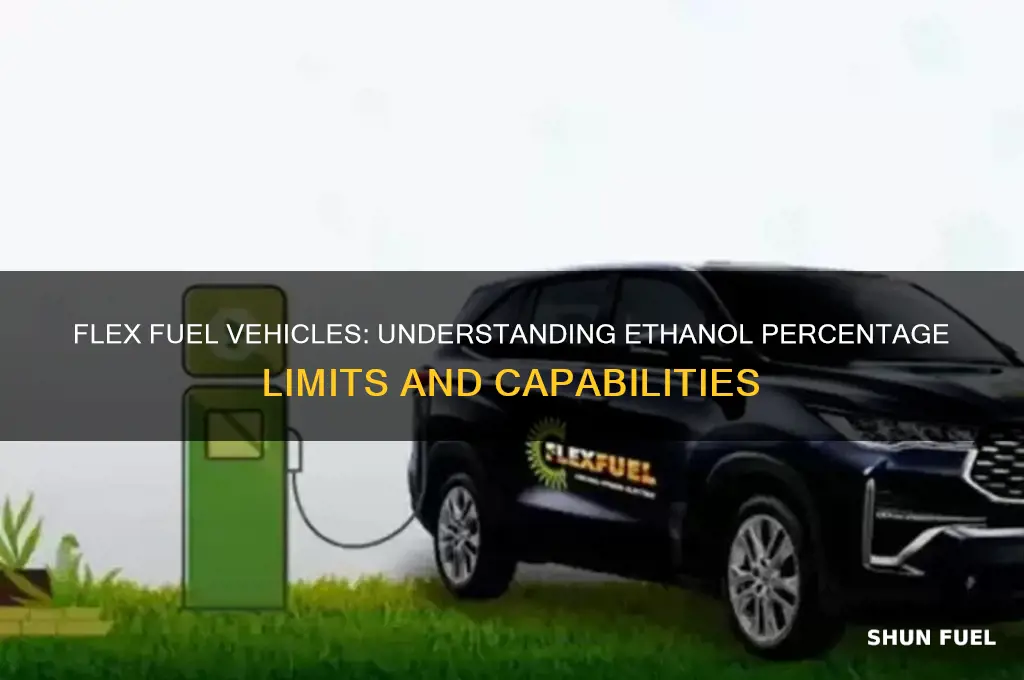 what percentage of ethanol can a flex fuel vehicle