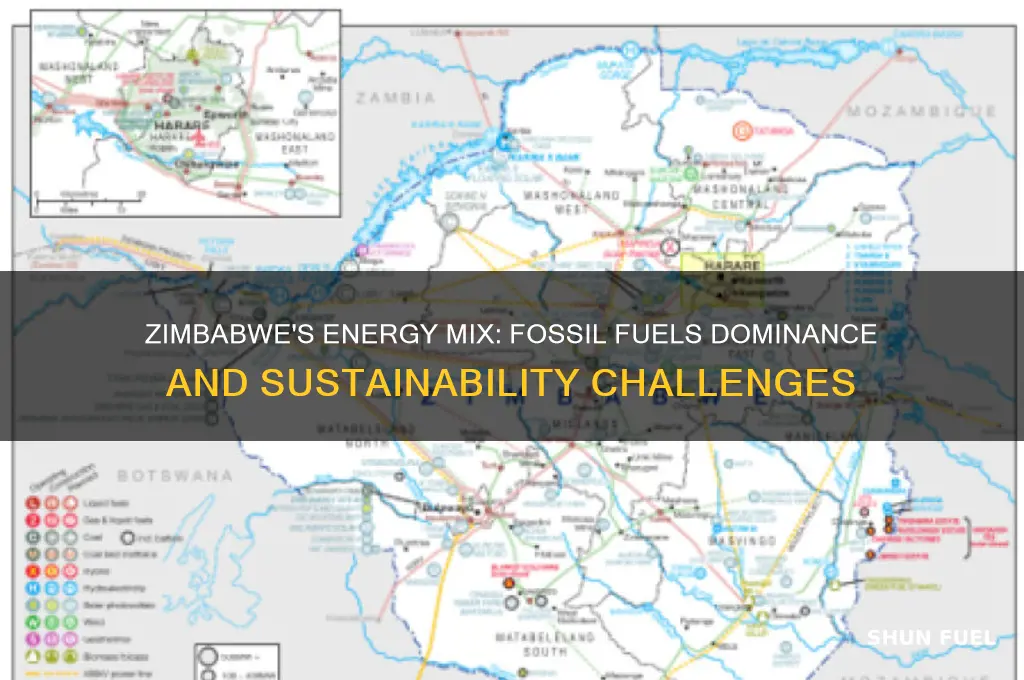 what percentage of zimbabwe energy comes from fossil fuels