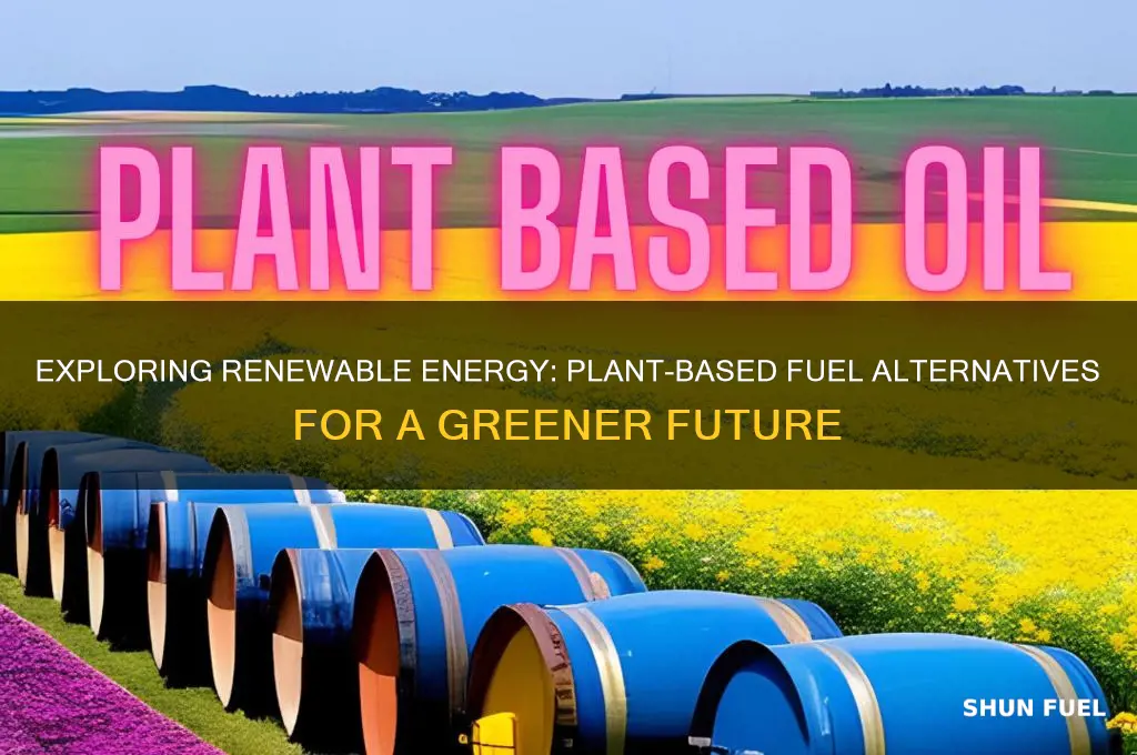 what plant products can be used as fuel