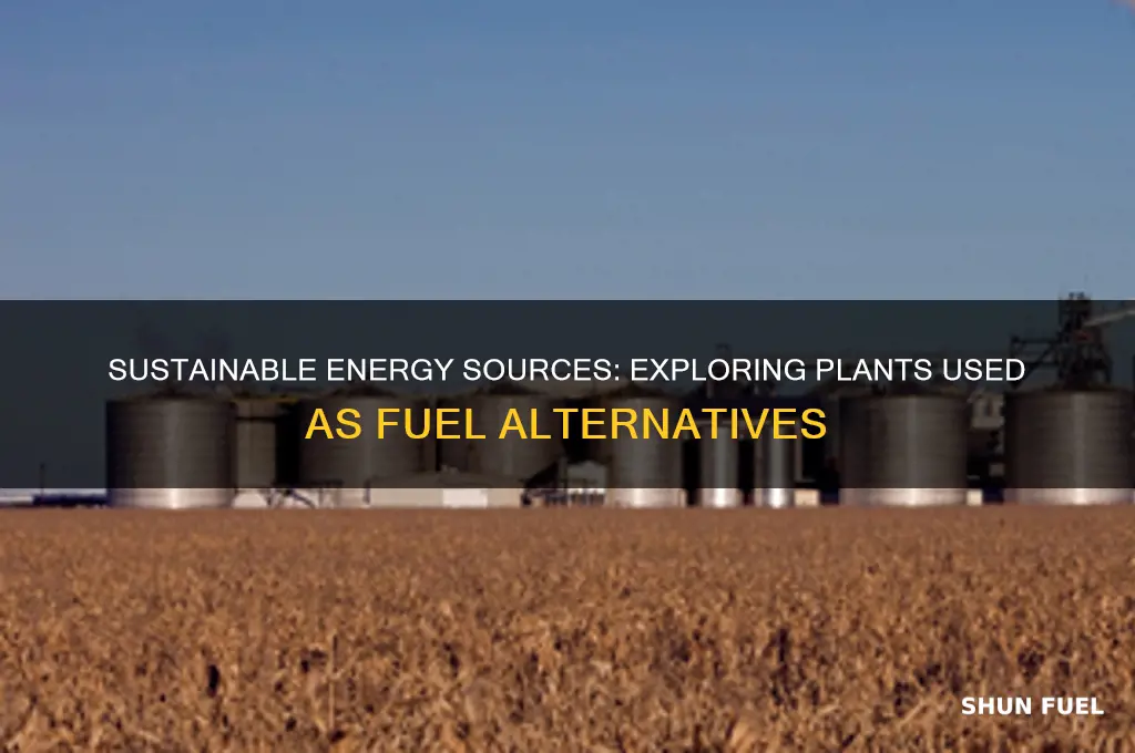 what plants are used for fuel
