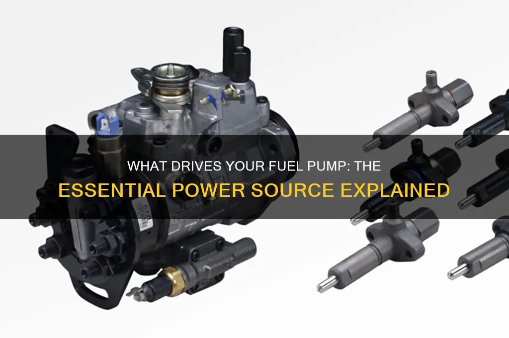 what powers the fuel pump