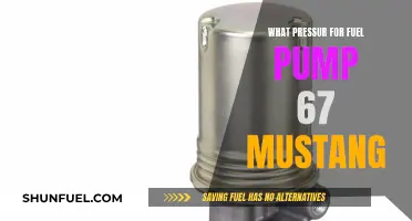 Fuel Pump Pressure: 67 Mustang Maintenance Guide