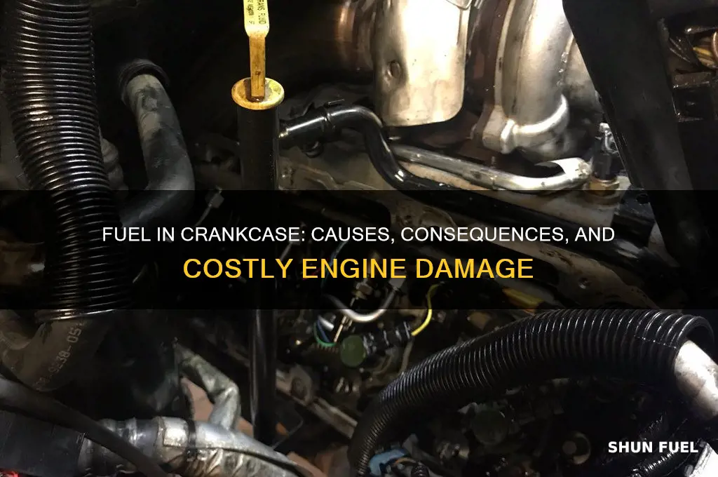what problems can happen if fuel ends up in crankcase