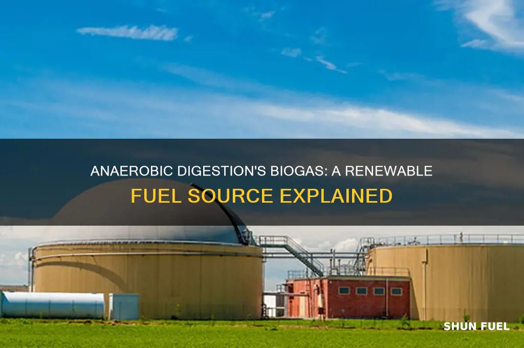 what produce of anaerobic digestion is used as fuel