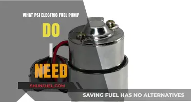 Choosing the Right PSI Electric Fuel Pump for Your Vehicle