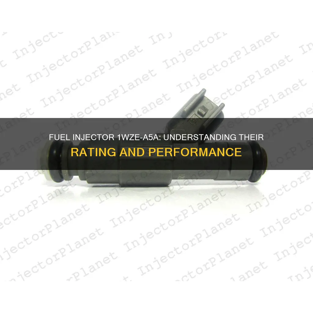 what rating are fuel injector 1wze-a5a
