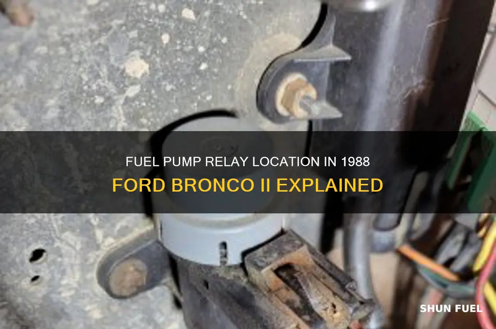 what relay is the fuel pump on 88 bronco 2