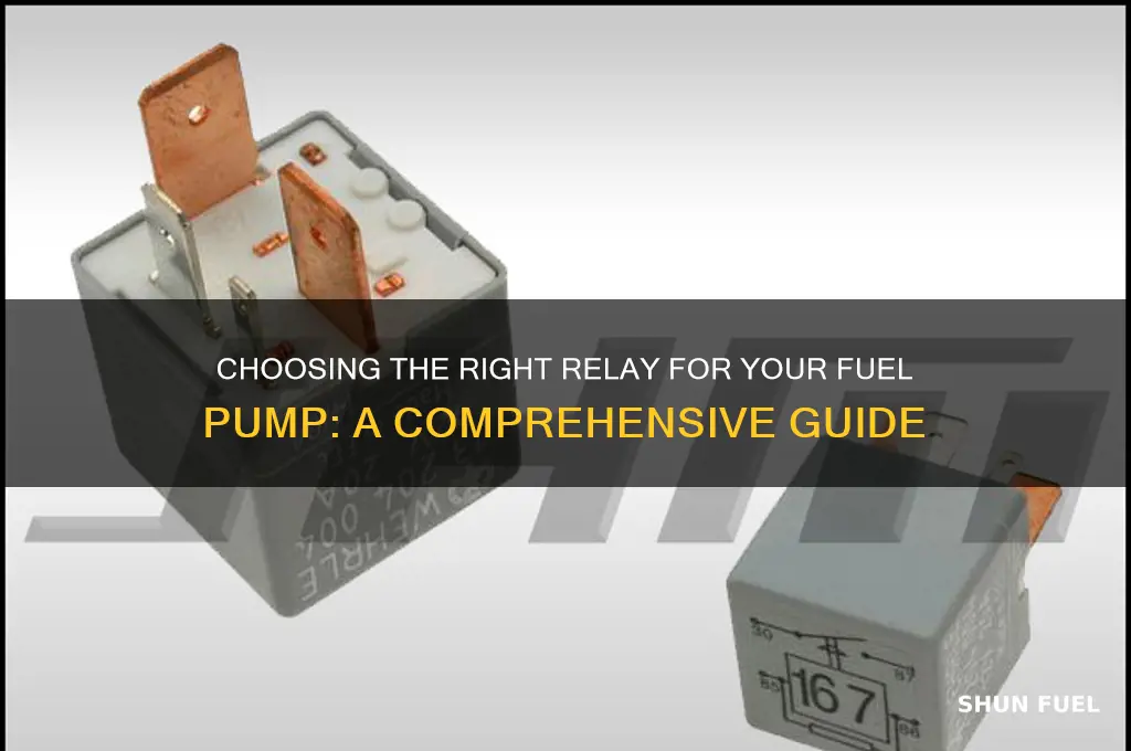 what relay to use for a fuel pump