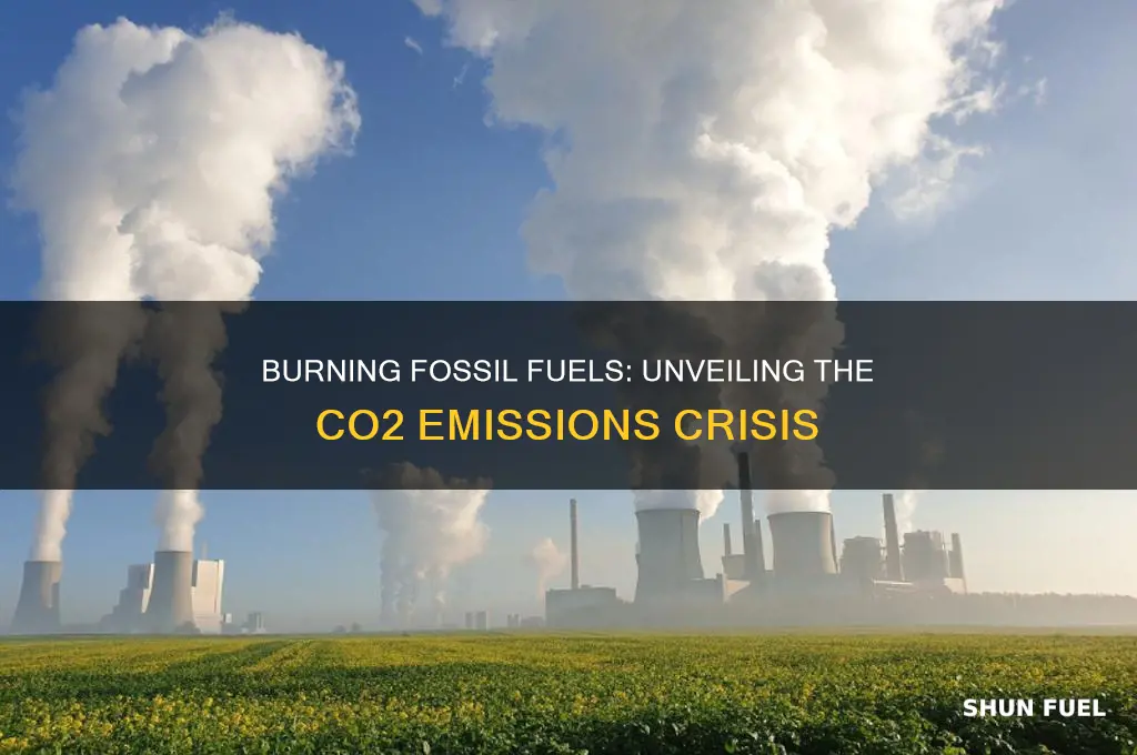 what releases co2 into the atmosphere from burning fossil fuels