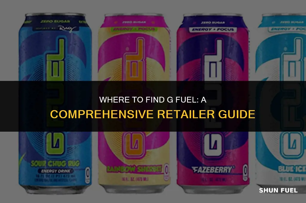what retailers sell g fuel
