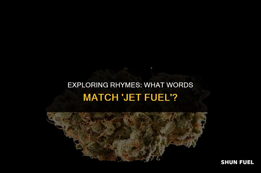 what rhymes with jet fuel